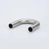 304 Stainless Steel U-shaped Pipe 180 Degree Elbow 180 Degree Pipe 51mm Polished Exhaust Pipe Silver Stainless Steel Elbow 1 PCS