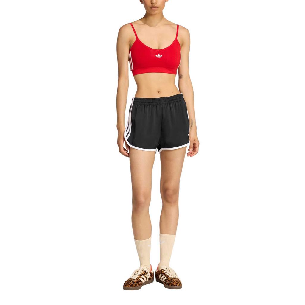Adidas Originals Loose Striped Elastic Sports Shorts Women shorts KD7977
