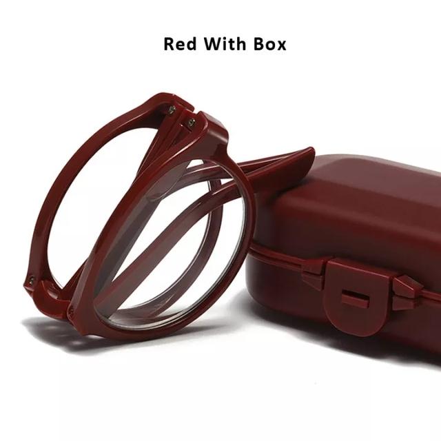 Comfortable Wear Legering Vouwen Titanium Leesbril Opvouwbaar Presbyopie Mannen Vrouwen Ultra Light Eyewear Met Case Anti Blauw Licht +10 to +4