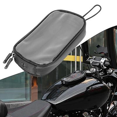 Su Geçirmez Kılıflı ve Dokunmatik Ekran Tutuculu Motosiklet Mıknatıslı Depo Çantası