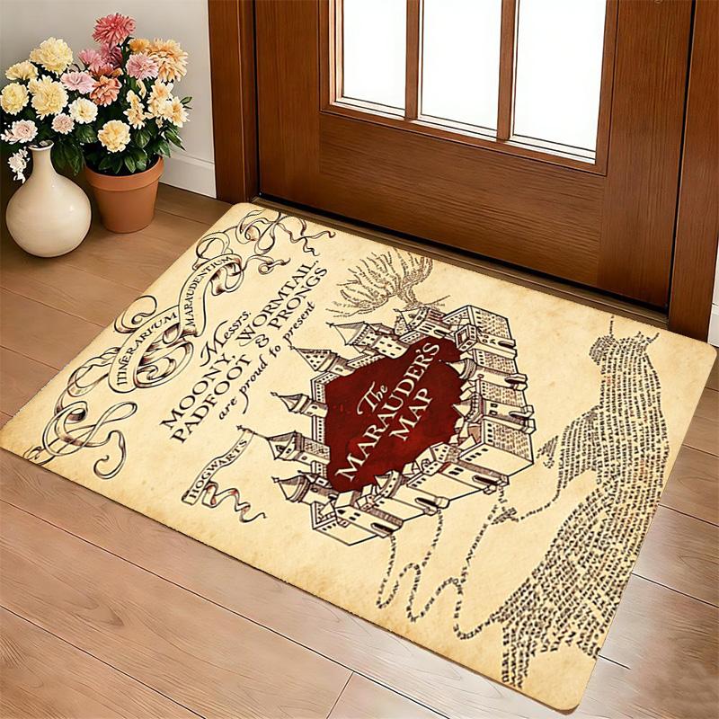 Marauder'S Map Living Room Nonslip Area Rug Soft Carpet For Bedroom Game Playroom Sofa Office Home Decor Doormat Christmas Gift C926789