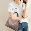 Retro Leather Female Multi-Pockets Shoulder Crossbody Bags For Women Mother 2 Layers Large Capacity Handbag Messenger Tote Bag