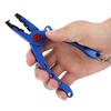 Aluminium Alloy Opening Ring Fishing Pliers Scissors Line Cutter Hook Remover Tool with Storage Bag
