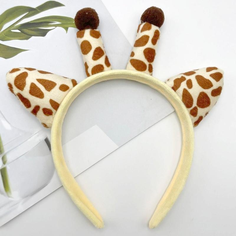 Spa Headband Multi-type Can Choose Giraffe Hairband Woman Makeup Headband