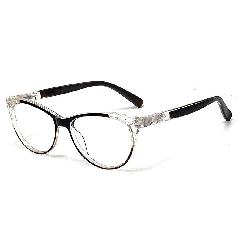 New Retro Cat Eye Anti-blue Light Reading Glasses For Women Fashion Spring Legs High Definition Reading Reading Glasses 602