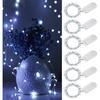 Ostwiki Fairy Lights Battery Operated, 6-Pack Mini String Lights(Colorful)