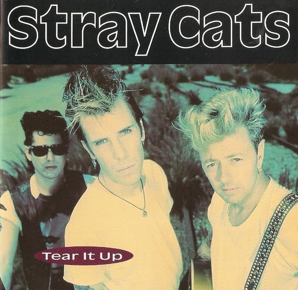 

CD STRAY CATS - Tear It Up TECX25595 Receiver Record 1993 Японія Рок Б/В