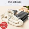 Plus Size Fleece-Lined Leggings for Women - Thick, Warm, Slimming Tapered Pants for Spring and Autumn