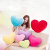 Red Color Home Decorative for  Birthday Soft Pillow Heart Plush Pillow Stuffed Pillow Heart Shape