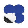ACROPIX 50mm Auto Universal Radnabenkappe Emblem Abzeichen Aufkleber Glänzend Blau 4 Stück