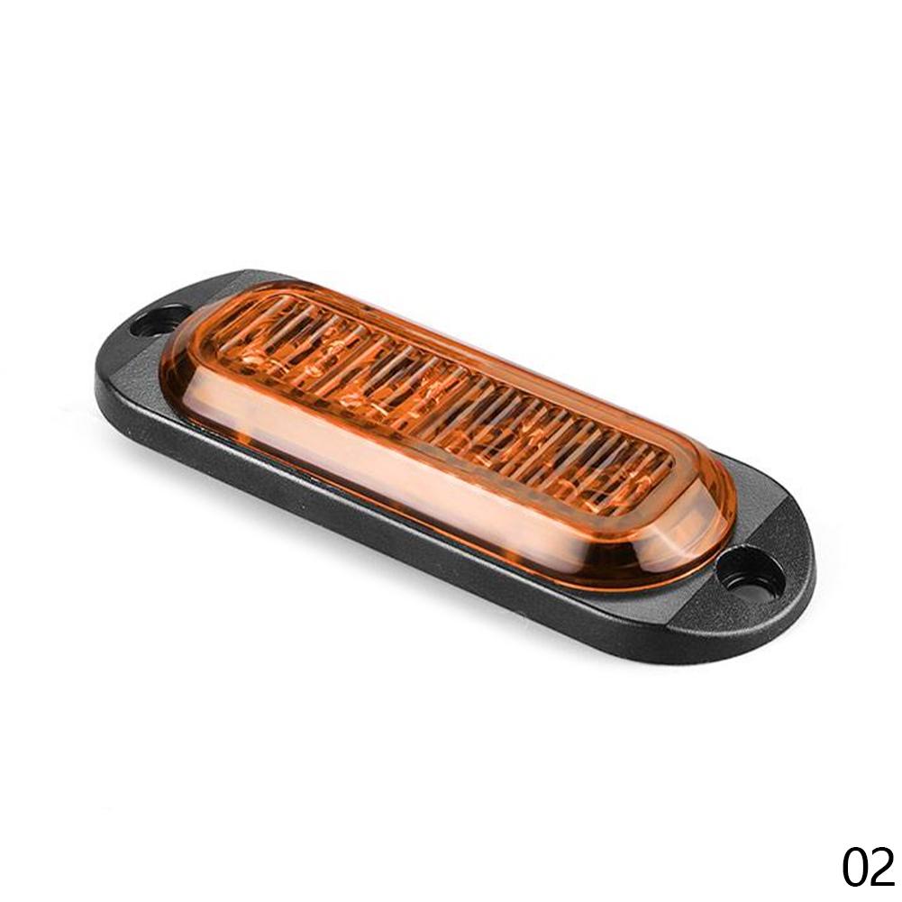 LED Side Marker Lights Red Clearance Trailer Truck RV LED Light Lamp Red Waterproof 12/24V Safety Warning Width Indicator Lamp