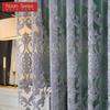 1 Stück Nuan-Serie, modische und elegante halbverdunkelnde Vorhänge im europäischen Stil für Wohnzimmer, Schlafzimmer, Heimdekoration