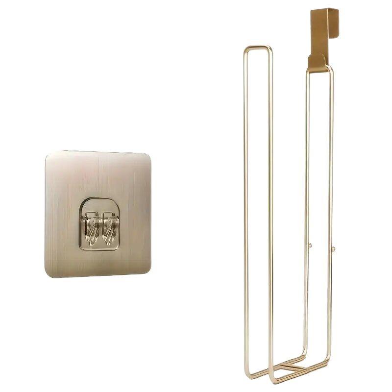 Elegant Bathroom & Kitchen Tissue and Toilet Paper Holder with Hooks