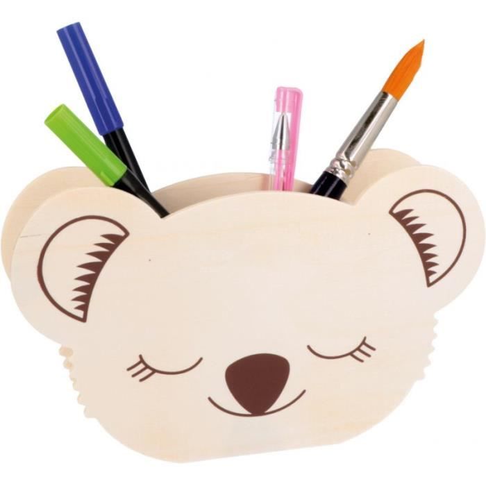 Pot à crayons - Artemio - Koala - 21x5x12.5 cm - Personnalisable - Activité créative enfant