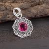 Pink Tourmaline Gemstone Earrings, Handmade 925 Solid Sterling Silver Jewelry, Boho Earrings Jewelry For Women