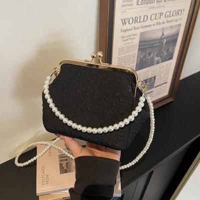 Nyl Beading Solid Colors Crossbody Bags 2026 New High Quality Natial Style Bags Exquisite Light Luxury Women's Handbags