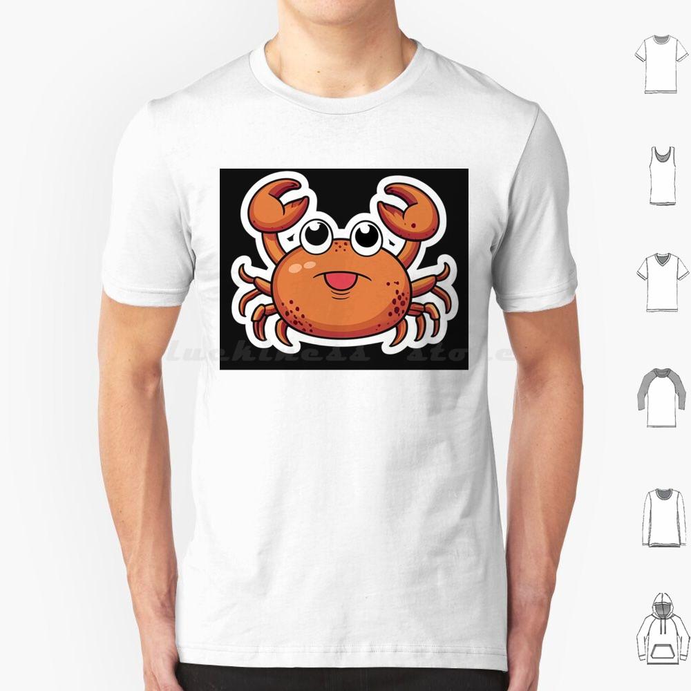 Crab Orange Cute Maryland T Shirt Cotton Men Women DIY Print Crab Maryland Chesapeake Bay Wildlife Nature Animal Crab Crabs