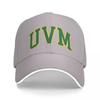 Uvm College Font Curved Baseball Cap F Hiking Hat Sunhat New Hat Hats Unisex Womens