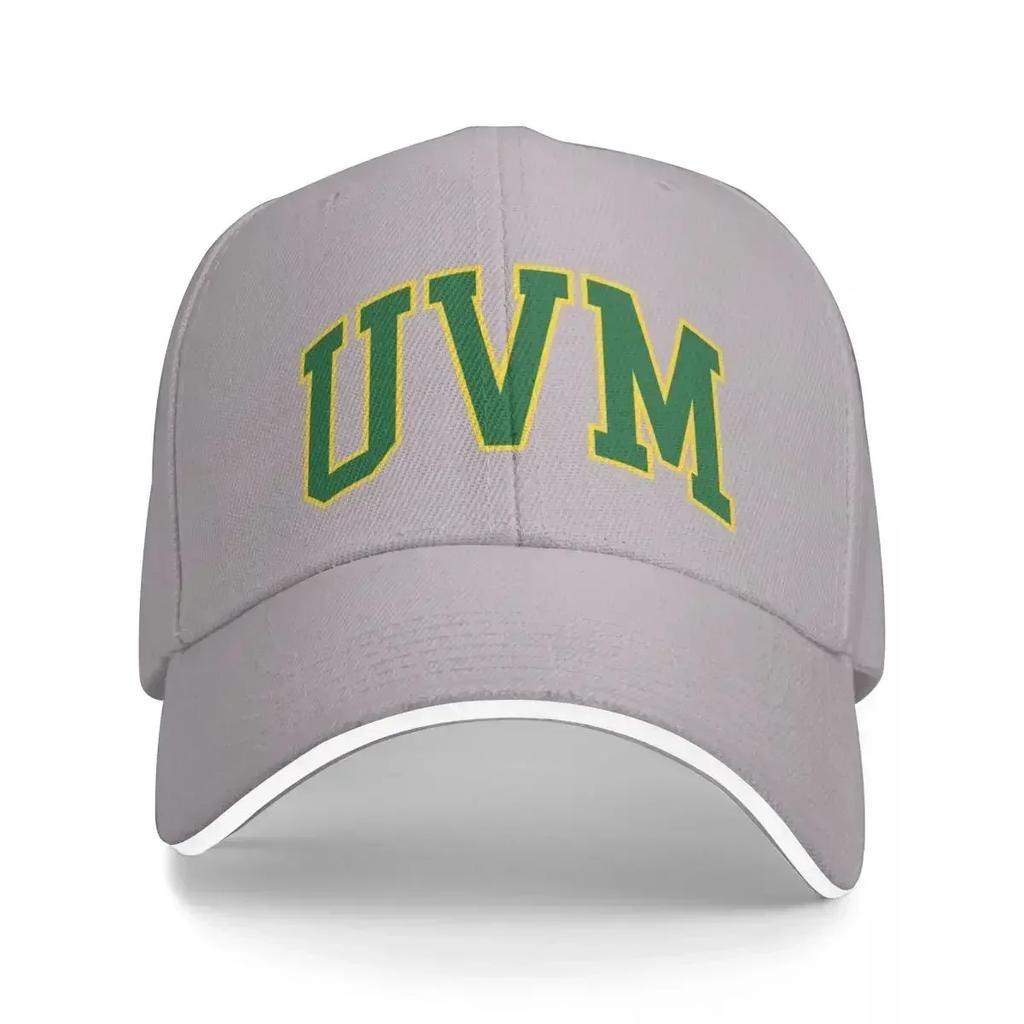 Uvm College Font Curved Baseball Cap F Hiking Hat Sunhat New Hat Hats Unisex Womens