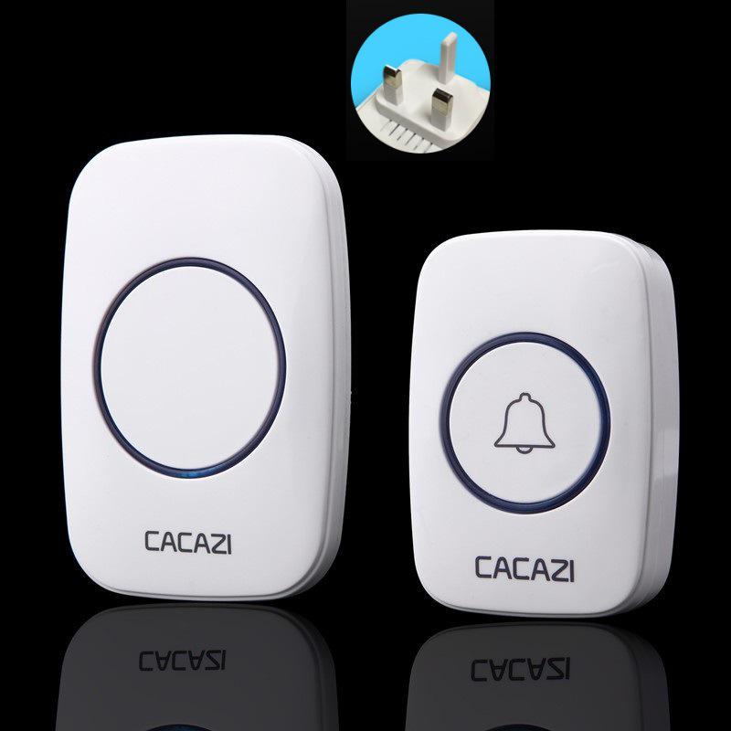 A10 Wireless Long-Range Home Doorbell with Multiple Call Bells and Elderly Pager, Compatible with EU, US, and UK Standards.
