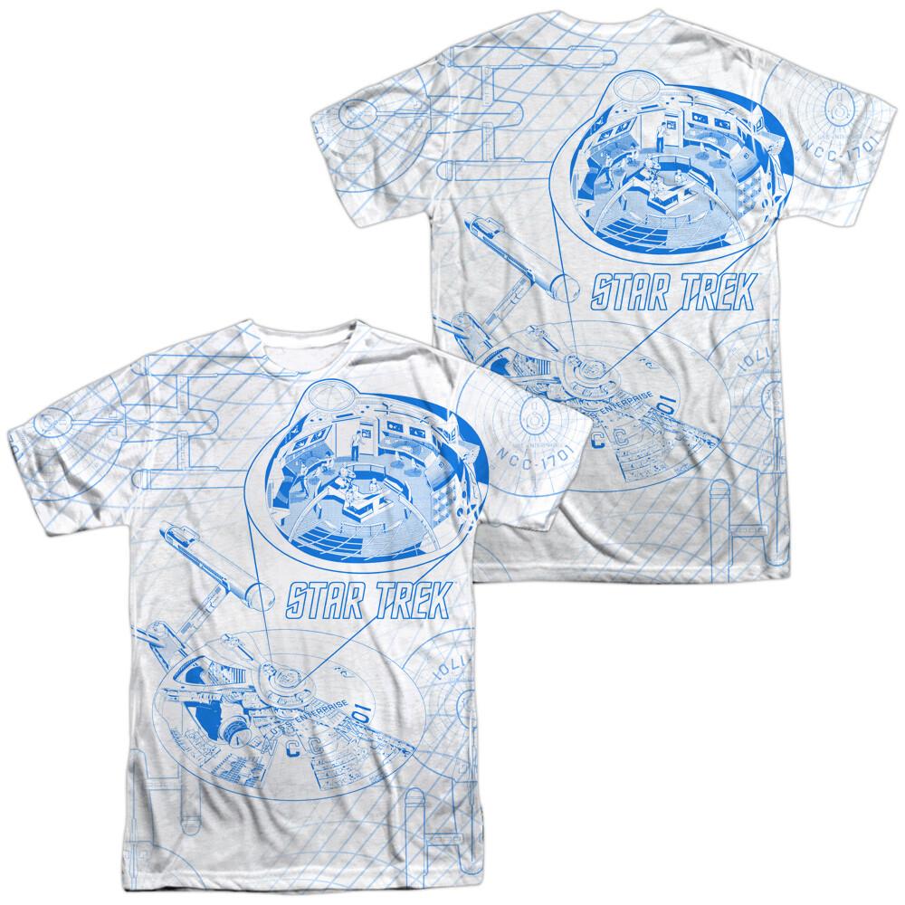 Star Trek TOS Bridge Zoom T-Shirt L