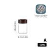 Mini Wood Lid Coffee Beans Storage Container Tube Kitchen Sealed Can Tea Spice Jars Single Dose Espresso Accessory Coffeware