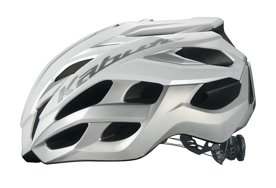 

KABUTO VOLZZA White Silver Bicycle Sizes JCF Certified Helmet, S/M (55-58cm),