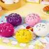 Sesame Steamed Bun Squeeze Toy Simulated Dumpling Sensory Pinch Fidget Toy Stress Relief Relaxation Decompression Tool