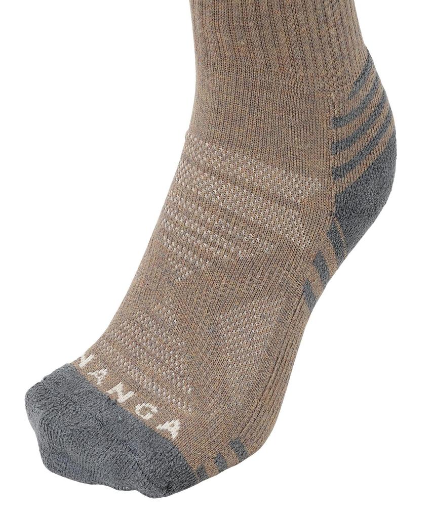 NANGA Power Step Crew Socks N2532-3H075A (M, KHA)