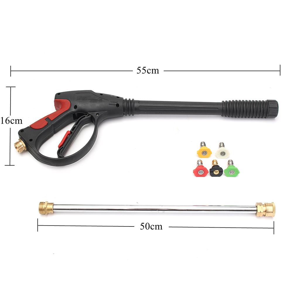 4000PSI High Pressure Car Power Washer Spray Gun Wand Lance Nozzle Tips Hose Kit 4000PSI High Pressure Car Power Washer Spray Gun Wand Lance Nozzle Tips Hose Kit