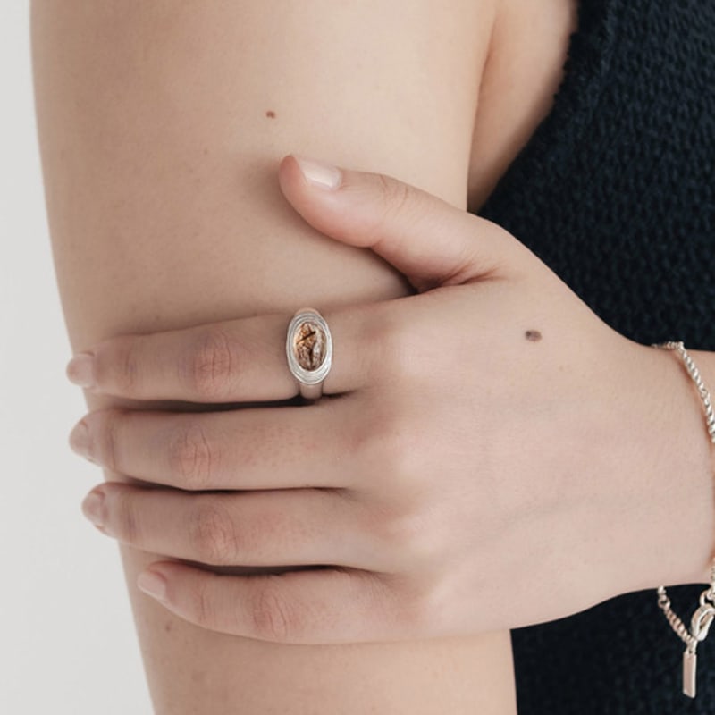 NUDOOR Cascade quartz ring