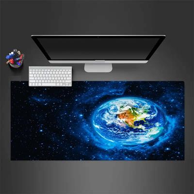 Earth In the Milky Way Desk Mat Desk Pad Large Gaming Mouse Pad Gamer Ofice Mat Mouse Pad  Pad Unisex