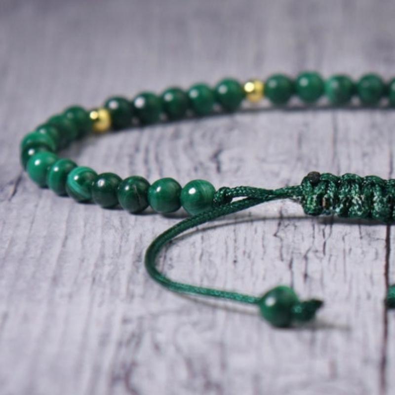 Exquisite Handmade Minimalist Fashion Woven Bracelet, Crafted with Natural Turquoise, Perfect for Stacking Accessories or Gift for Friends