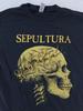 Sepultura Shirt Mens XS Black Skull Demon Metal Band Tee Graphic Concert