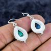 Rainbow Calsilica Gemstone 925 Sterling Silver Jewelry Earring 1.58" M-3359