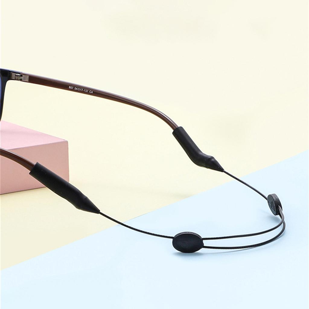 1 Stück Verstellbarer Rutschfester Brillenhalter Universalpassform Brillenband Sportsonnenbrille Unisex Halter Riemen Lanyard