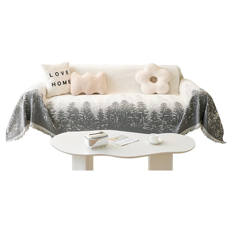 Chenille Sofa Cloth Towel Four Seasons Universal Sofa Cover Cover New Anti-slip Cat Scratch Sofa Cushion.