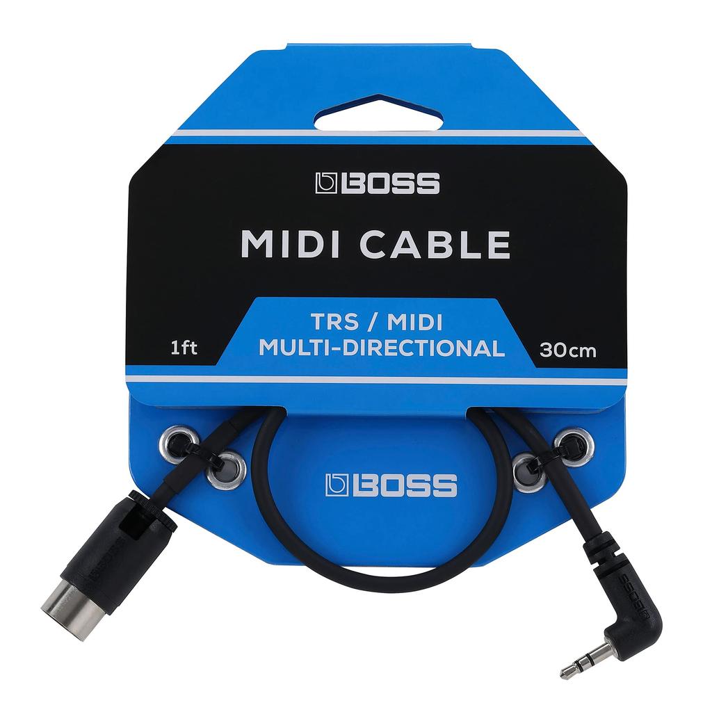 BOSS BMIDI-1-35 MIDI Cable 3.5mm TRSMIDI 30cm MIDI Cable