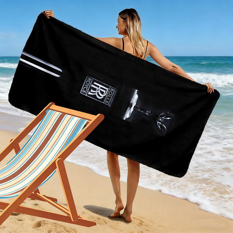 Rolls Royce Luxury Rain beach towel beach soft Absorbent bath towel quick-drying swim towel seaside Fashion beach towel Outdoor picnic beach mat