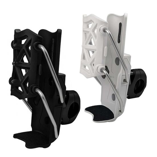 2Pcs Adaptive Cycling Water Bottle Holder 360 Degree Rotatable Automatic Clamping Bicycle Water Bottle Cage Universal Motorcycle Water Bottle Mount