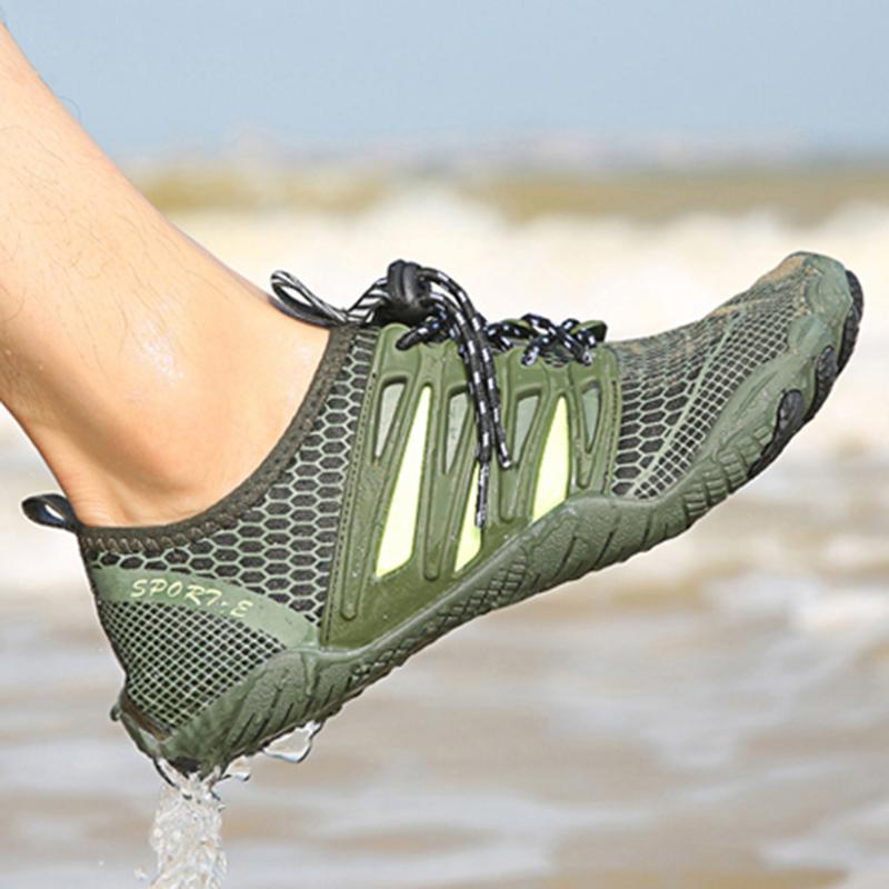 Vodní boty Vícebarevné Volitelné Unisex Plážové Plavecké Boty Šněrovací Brodění Pětiprsté Vodní Boty