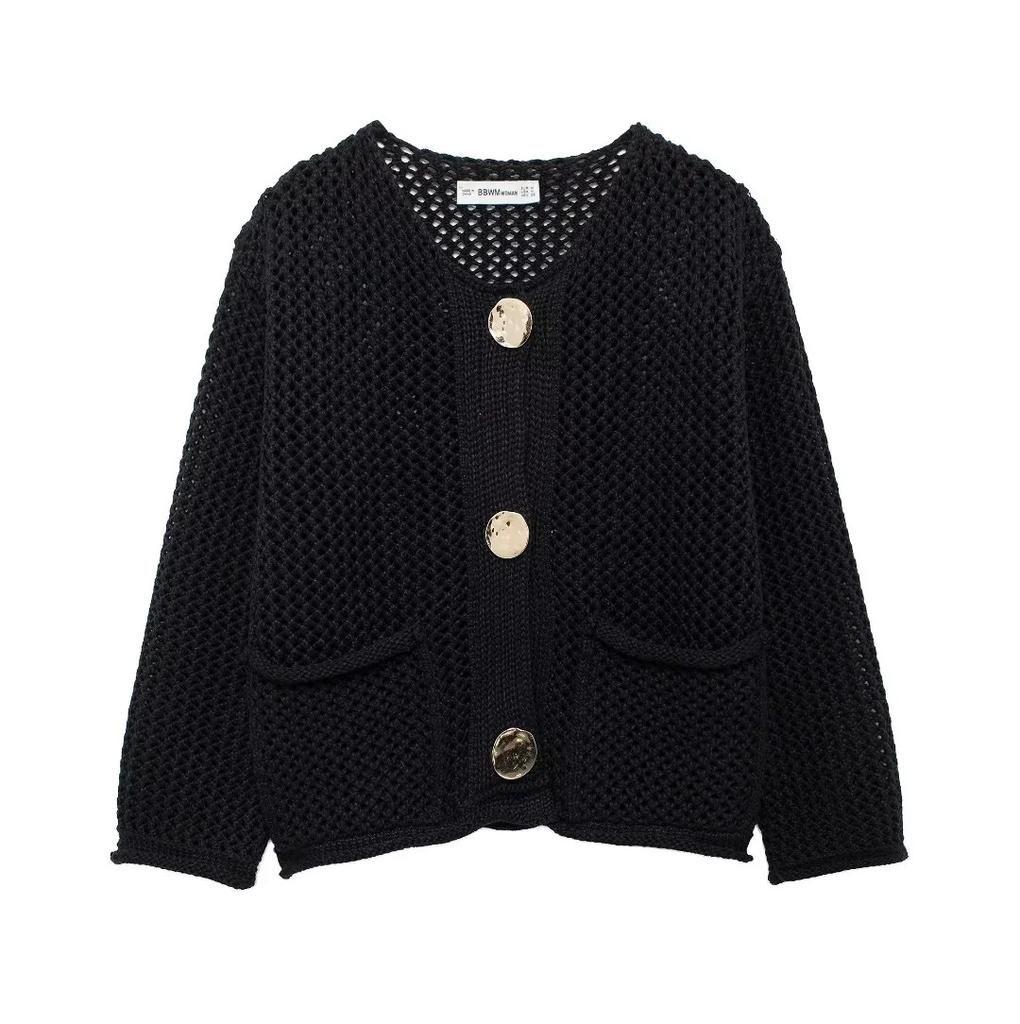 Autumn Winter Knitted Cardigans for Women Casual Button Long Sleeve Female Sweater 2024 Fashion Loose Lady Cardigans Coat