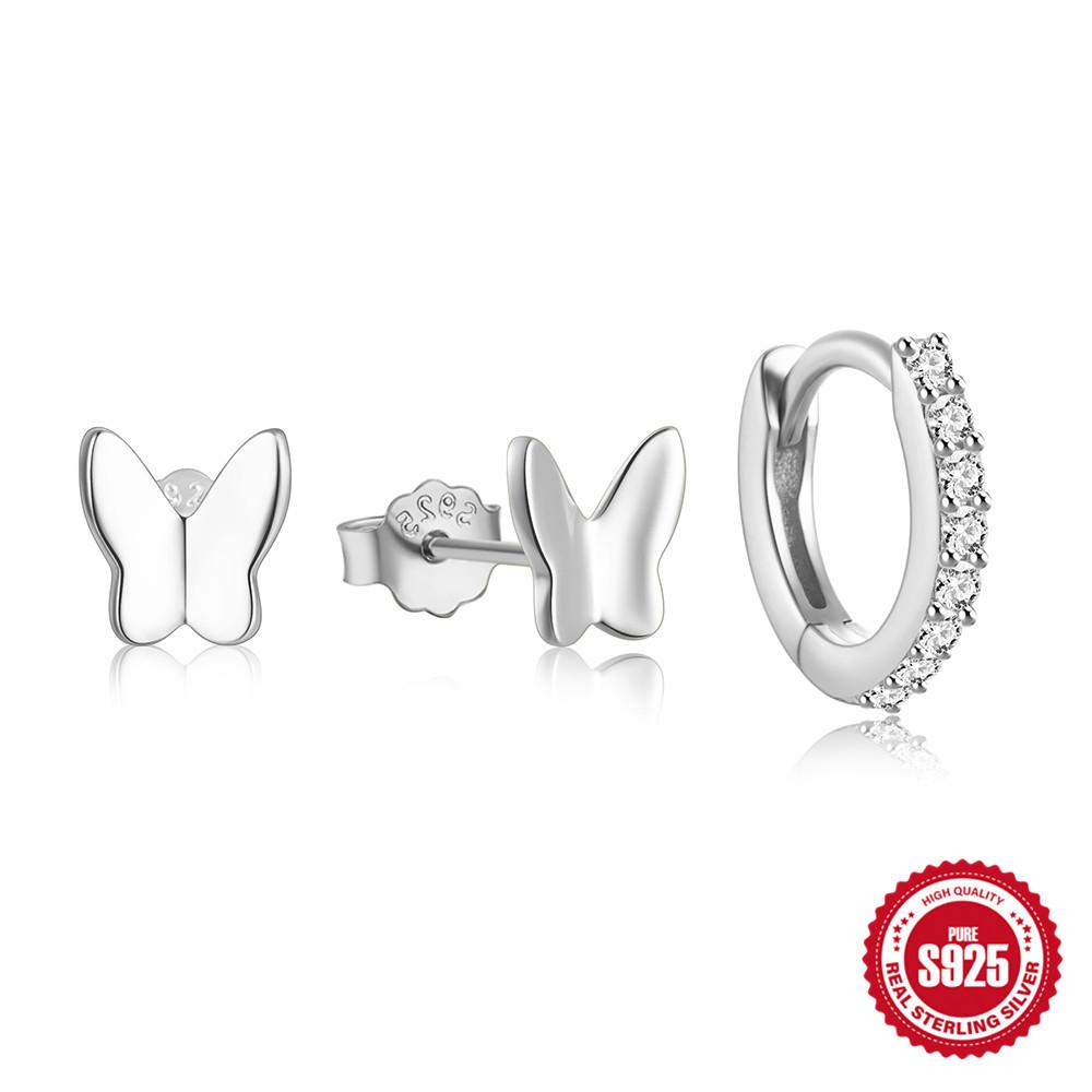 Triple Diamond Wear Earrings Earrings Earrings Set 3 Earrings Set