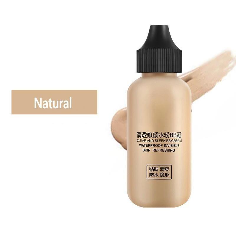 

1 шт., жидкая основа для лица, полный консилер для макияжа, водостойкая основа, осветляющая отбеливающая крышка, матовая основа для темных кругов, косметика 03#