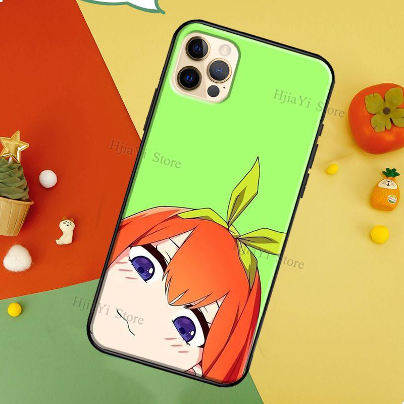 Itsuki Nino Yotsuba Nakano Case For iPhone 11 13 Pro Max 12 Mini X XR XS MAX 6 6S 7 8 Plus 5S SE 2020 Phone Cover