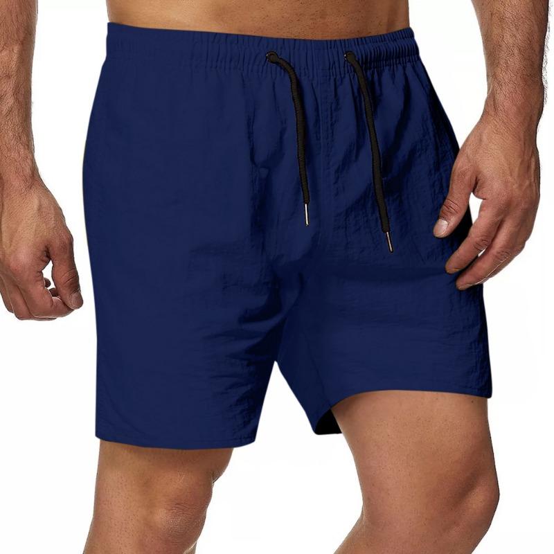 Men's 5-minute Quick-dry Solid Color Beach Pants Sports Fitness Shorts