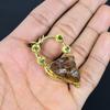 Citrine Pendant, Copper Electroformed Gemstone Jewelry, Handmade Pendant, For Thanksgiving