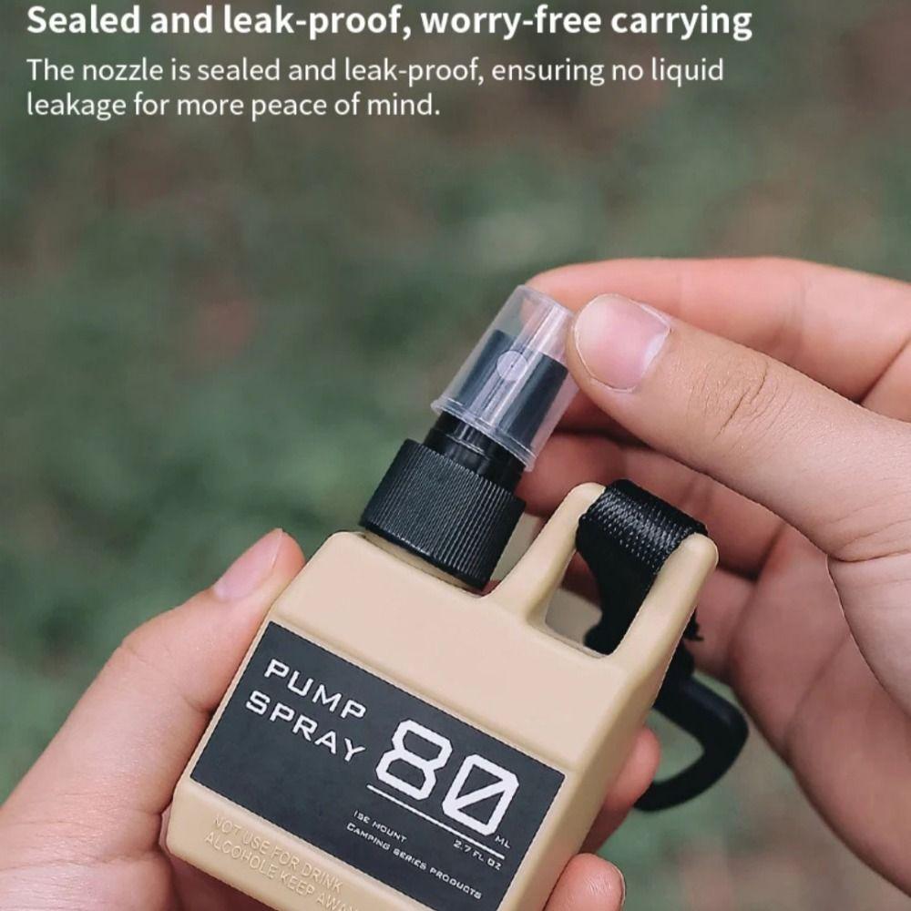 80ml Spray Bottle Portable Cosmetic Container New Pump Sprayer  Travel