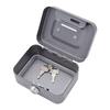 Metal Coin Bank with Key Lock Money Box 4.53x3.78x2.28inch Money Organizer Small Storage Box for Adults and Kids