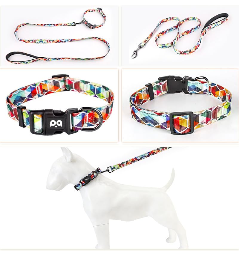 Homie Pettie Luminous Collar for Dogs Dog Collar and Lead Luminous Collar for Light for Luminous 3M Reflective Material Supports Safe Cat Collar with